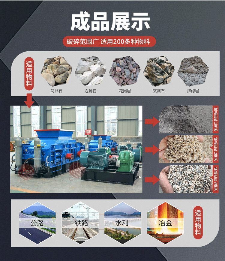 硫鐵礦對輥制砂機